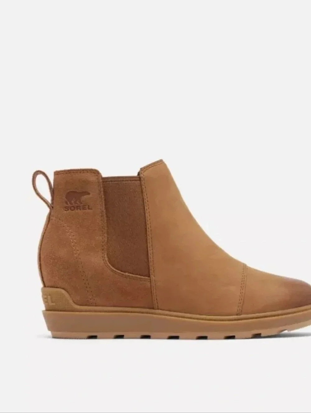 Sorel Evie II Chelsea Boot in Taffy Brown Size 10